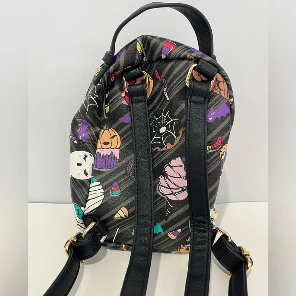 Betsey‎ Johnson Kitsch Halloween Dog Pug Bag Mini Backpack